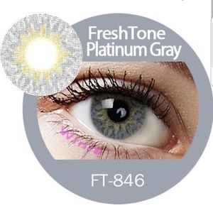 Platinum Gray soft color lens